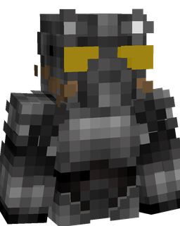 Black skin: bust render