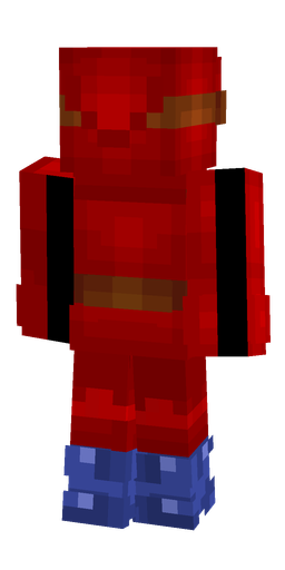 Blue skin: body, back render