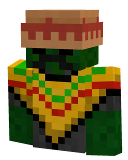 Black skin: bust render