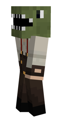 Black skin: body, left side render