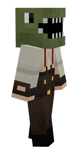 Black skin: body, right side render