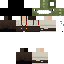 Black skin: raw texture render