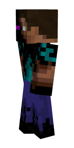 Black skin: body, left side render
