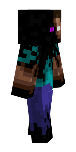 Black skin: body, right side render