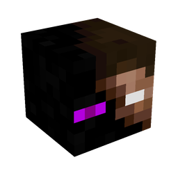 Black skin: head render