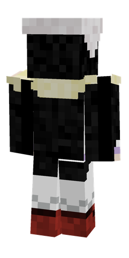 Black skin: body, back render