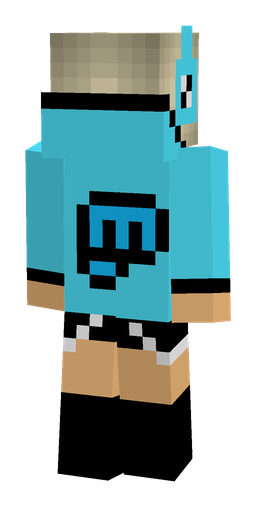 Black skin: body, back render