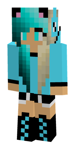 Black skin: body, front render