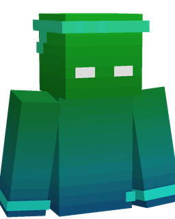 Blue skin: bust render