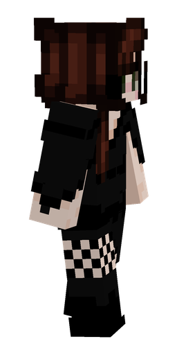 Black skin: body, right side render