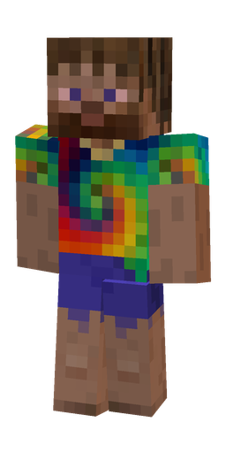 Blue skin: body, front render