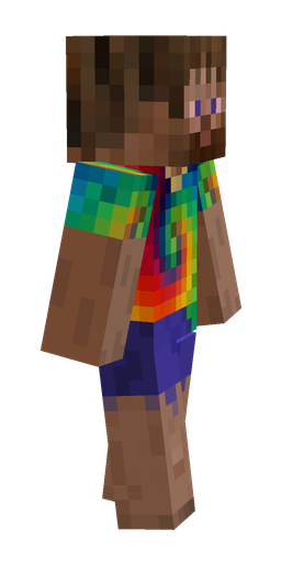 Blue skin: body, right side render