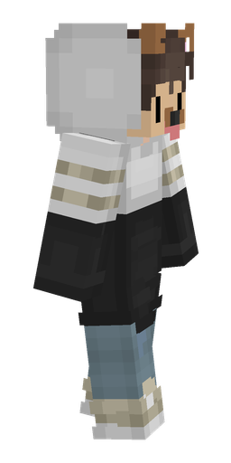 Black skin: body, right side render