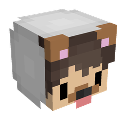 Black skin: head render