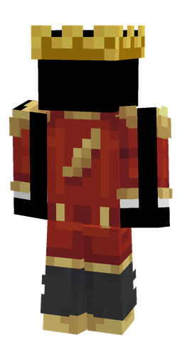 Black skin: body, back render