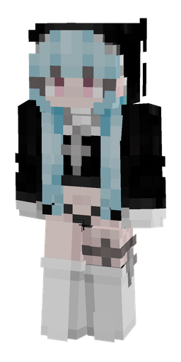 Black skin: body, front render
