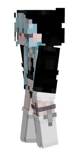 Black skin: body, left side render
