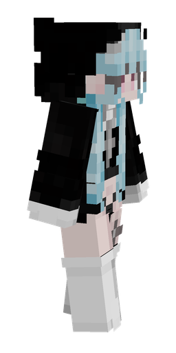 Black skin: body, right side render