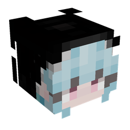 Black skin: head render