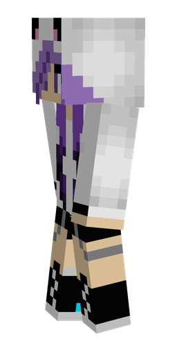 Black skin: body, left side render