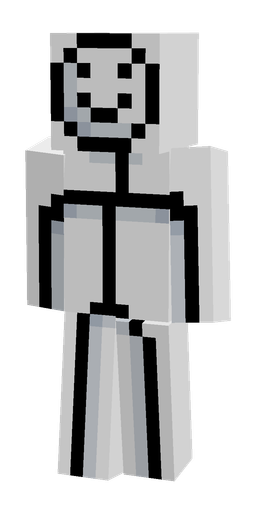 Black skin: body, front render