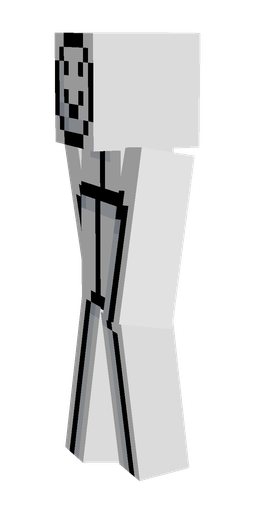 Black skin: body, left side render