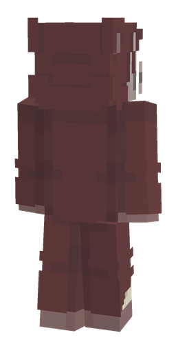 Red skin: body, back render