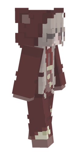 Red skin: body, right side render