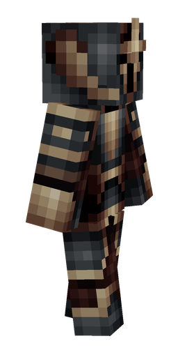 Black skin: body, right side render
