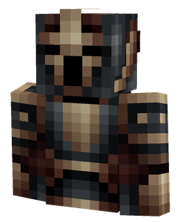 Black skin: bust render