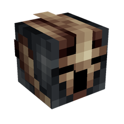 Black skin: head render