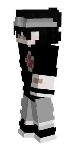 Black skin: body, left side render
