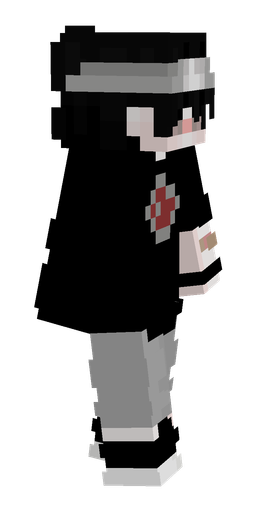Black skin: body, right side render
