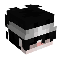 Black skin: head render