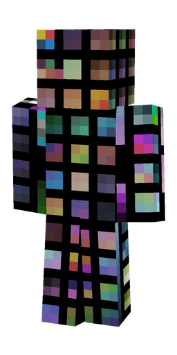 Blue skin: body, front render