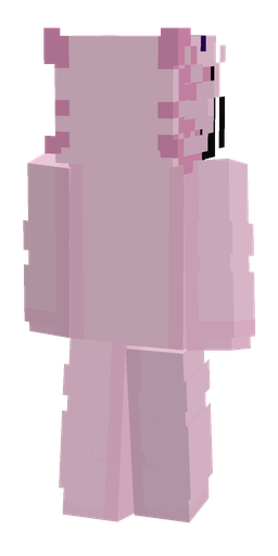 Pink skin: body, back render