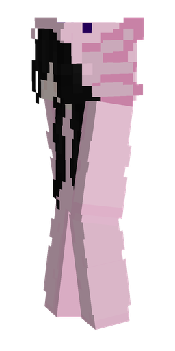 Pink skin: body, left side render