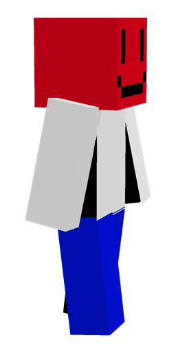 Blue skin: body, right side render