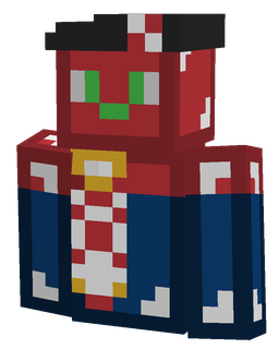 Blue skin: bust render