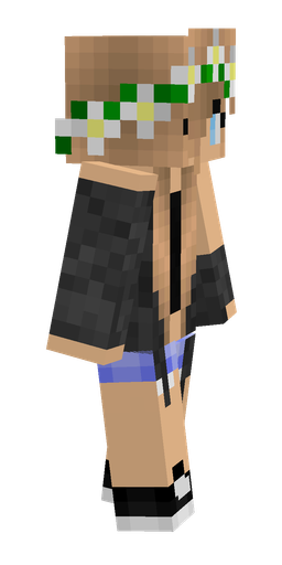 Black skin: body, right side render