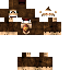 Black skin: raw texture render