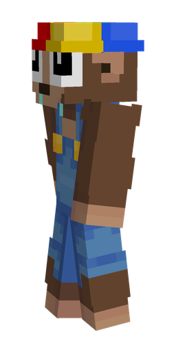 Blue skin: body, left side render