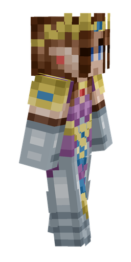 Brown skin: body, right side render