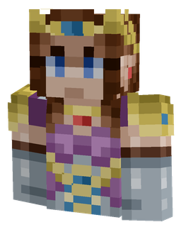 Brown skin: bust render