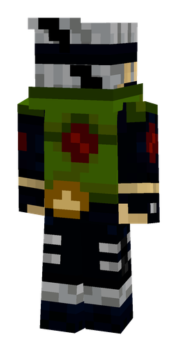 Black skin: body, back render