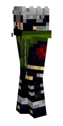 Black skin: body, left side render