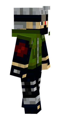Black skin: body, right side render