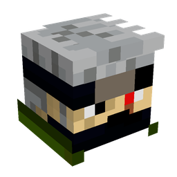 Black skin: head render