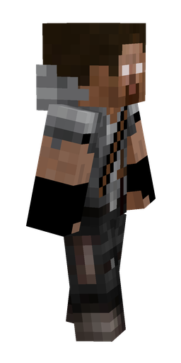 Black skin: body, right side render