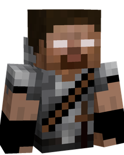 Black skin: bust render
